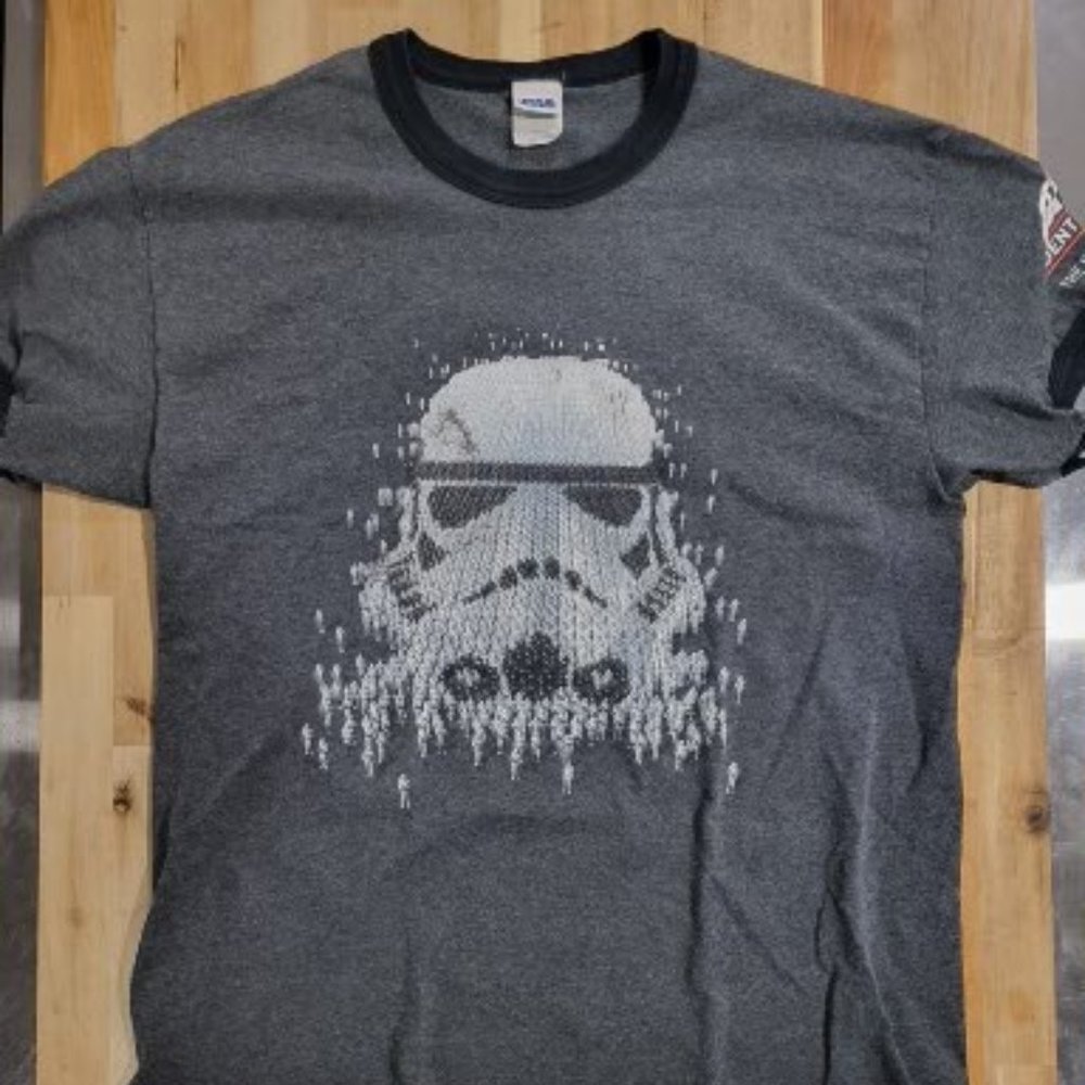 STAR WARS Identities The Exhibition T Shirt Stormtrooper Size LARGE VERY RARE!